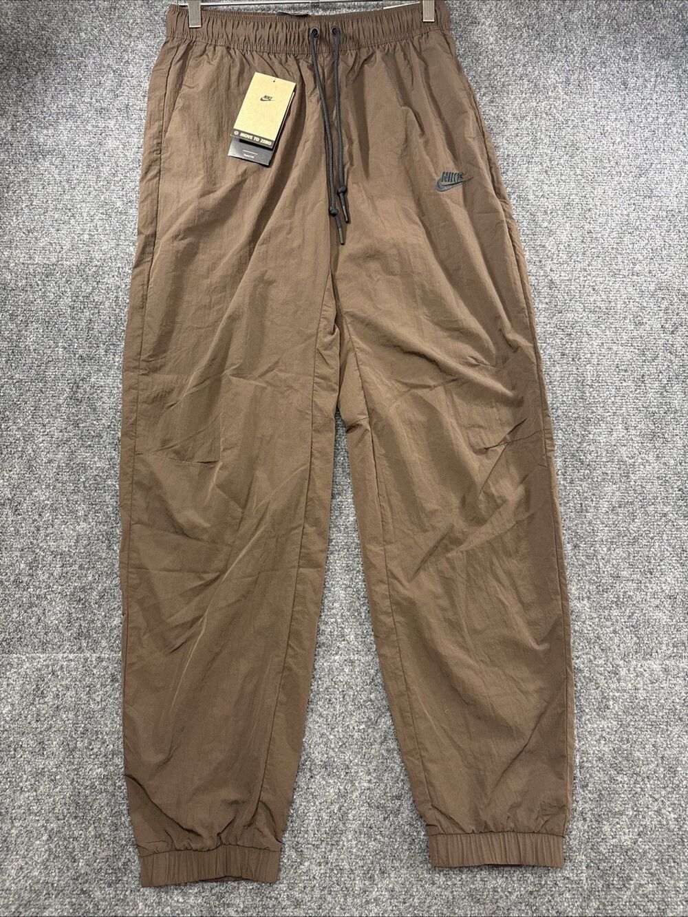 Nike Sportswear Woven Jogger Pants Men’s Small Brown UPF 40+ NWT Track